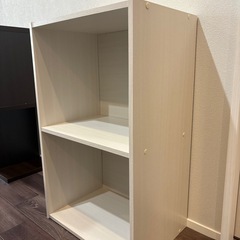 カラーボックス　ホワイトの画像