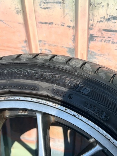 BBS18インチ4本夏タイヤセットランエボ10純正【50】