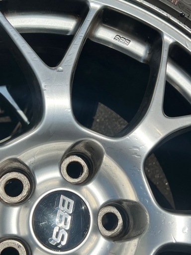 BBS18インチ4本夏タイヤセットランエボ10純正【50】