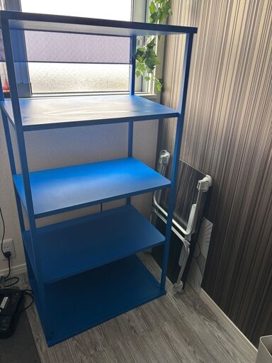 IKEA 収納棚 PLATSA プラッツァ オープンシェルフユニット, ブルー