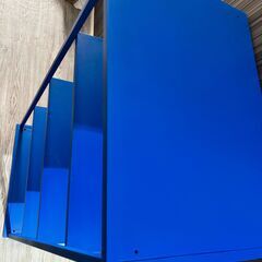 IKEA 収納棚 PLATSA プラッツァ オープンシェルフユニット, ブルー, 60x40x120 cmの画像