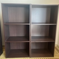 カラーボックス2台セット