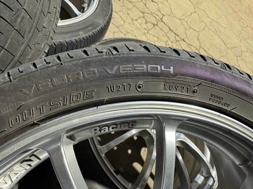 アドバンレーシングRS pcd100 5H 18インチ　プリウス、インプレッサ 、レガシィ、レヴォーグ等に！ アドバンレーシングRS pcd100 5H 18インチ プリウス、インプレッサ