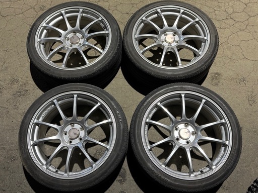 アドバンレーシングRS pcd100 5H 18インチ　プリウス、インプレッサ 、レガシィ、レヴォーグ等に！ アドバンレーシングRS pcd100 5H 18インチ プリウス、インプレッサ