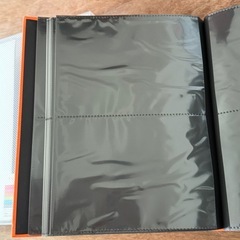 新品未使用✨ポケットアルバム ナカバヤシ オレンジ 160ポケット KG版2段 Nakabayashiの画像
