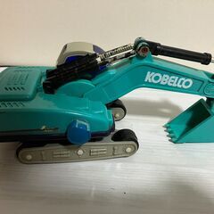 【中古玩具】ミニカー　ショベルカー１