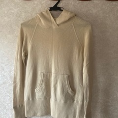 DRESSTIERIOR カシミヤ100%パーカー クリーム色