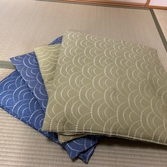 座布団カバー付き4つセット