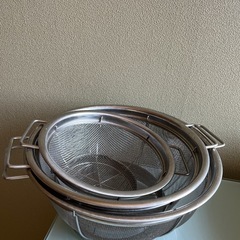 ザル　ステンレスの画像
