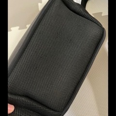 ヒップシート ブラック ウエストバッグの画像