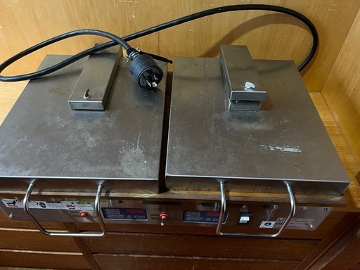 業務用パンケーキ銅板グリドル（動力）