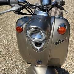 YAMAHA ビーノ60cc原付2種　黄ナンバー　後輪タイヤ交換済　シャンパンゴールドの画像