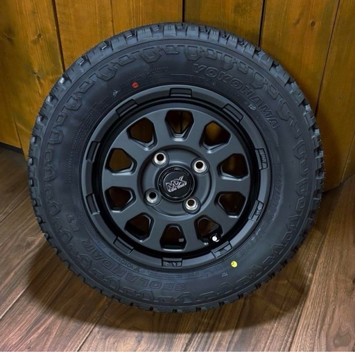 マットブラック⭐️ジオランダーKT☆アルミセット⭐️新品タイヤ マットブラック⭐️ジオランダーKT☆アルミセット⭐️新品タイヤ