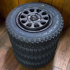 マットブラック⭐️ジオランダーKT☆アルミセット⭐️新品タイヤ