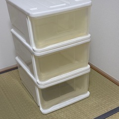 衣装ケース3つの画像
