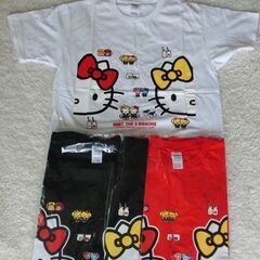 相談中！【無料】Ｔシャツ Ｌサイズ 同柄 色違い３枚   男女兼用 