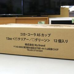 未使用保管品 コカ・コーラ AS カップ 12oz クリアー 12個入り 株式会社My Brand 札幌市 清田区 平岡の画像