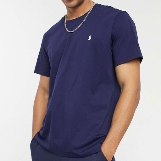 新品☆Polo Ralph Lauren Mサイズ lounge 半袖 Tシャツ ネイビー