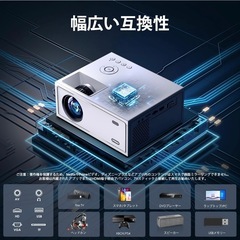 プロジェクター Bluetooth5.3 4k対応 1080P 13000LMの画像