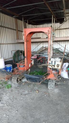 AP-1 農業機械とトレーラーセット 動作確認済み 引き取り限定 希少 農機具 AP-1 トレーラー セット 動作確認済み 引き取り限定 農業 農機具 AP-1