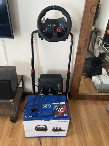 ゲーム付属 グランツーリスモ7 G29 DRIVING FORCE セット ハンドルコントローラー　ハンコン