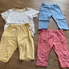 ユニクロパジャマ、レギンス 100cm　　　