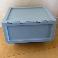 収納ケース　ブルーの画像