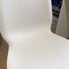 IKEA イケア　デスクチェア 白の画像