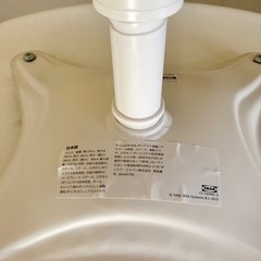 IKEA イケア　デスクチェア 白の画像