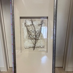 抽象的植物コラージュアート