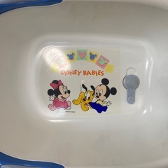 ベビーバス　ディズニー　床置きタイプ　新生児 お風呂 沐浴【大阪府広範囲対応】の画像