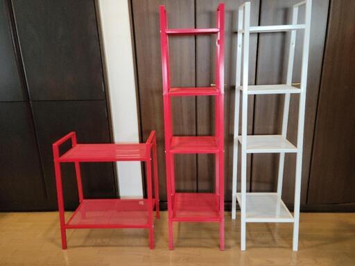 【レア】廃盤カラー　IKEA イケア　シェルフ　レールベリ　レッド イケア レールベリ IKEA 【レア】廃盤カラー IKEA イケア シェルフ