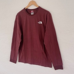 新品☆THE NORTH FACE Mサイズ Simple Dome ブラウン ロンT 長袖 Tシャツの画像