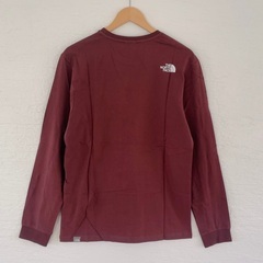 新品☆THE NORTH FACE Mサイズ Simple Dome ブラウン ロンT 長袖 Tシャツの画像