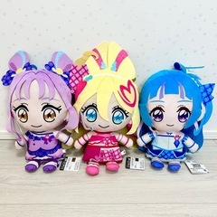 キミとアイドルプリキュア　めちゃもふぐっとぬいぐるみ　３点セット 