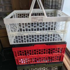 急募　折りたたみコンテナ3つで1000円