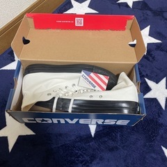 Converse ホワイト／ブラック27cm の画像