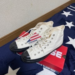 Converse ホワイト／ブラック27cm の画像