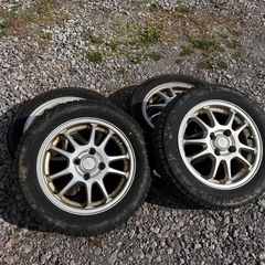 155/65r14 VRX2 スタッドレスタイヤ ホイール付き ...