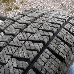 155/65r14 VRX2 スタッドレスタイヤ ホイール付き 14インチ PCD100の画像