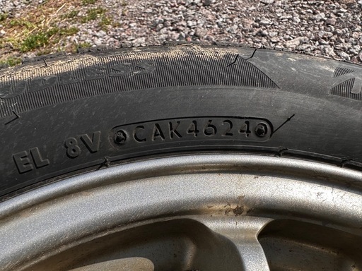 155/65r14 VRX2 スタッドレスタイヤ ホイール付き 14インチ PCD100