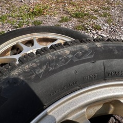 155/65r14 VRX2 スタッドレスタイヤ ホイール付き 14インチ PCD100の画像