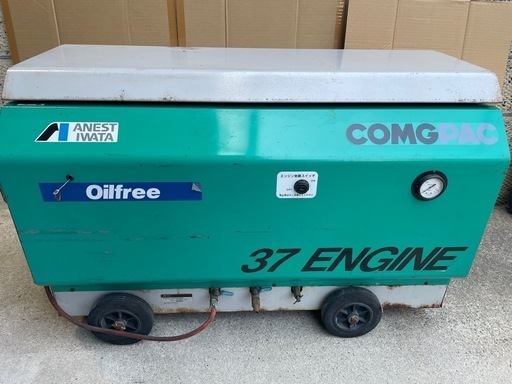 DIY レストアなどに　エンジン防音エアーコンプレッサーとブラストキャビネット