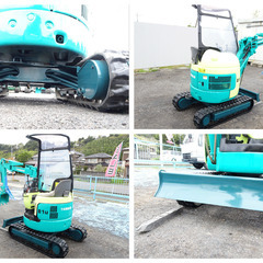 ヤンマー～YANMAR:B1U-1 中古油圧ショベル(建設機械)◆（ミニユンボ)◆1t （走行2速）倍速★ガチャック仕様★整備済みの画像