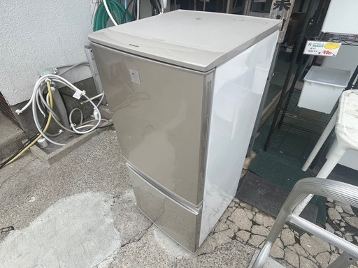 【リサイクルサービス八光】2014年製　シャープ SHARP 小型冷蔵庫 SJ-PD14Y-N