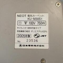 0412-156 ホットカーペットの画像