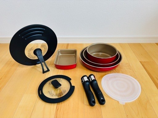 美品】エバークック IH対応フライパンセット 9点セット