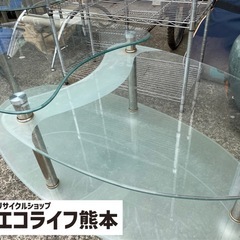 【週末限定】 ガラステーブル