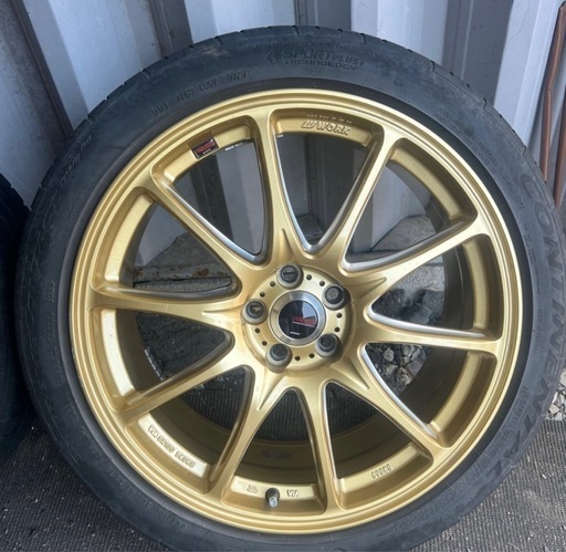 ワーク　ホイール18インチ pcd100 レガシィ　プリウス　BRZ86 