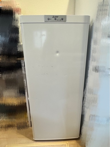 冷凍庫 三菱 MF-U12G ノンフロン ホワイト 121L 2022年製